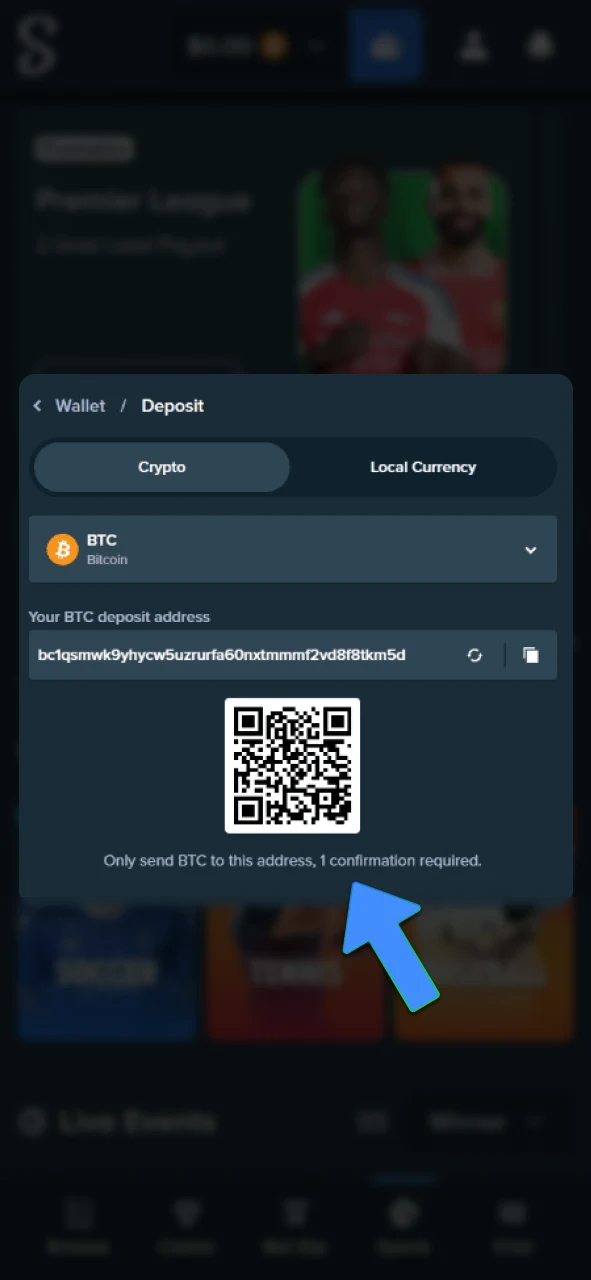 Add funds to your Stake account quickly and safely.