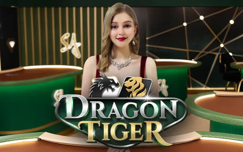 Play Dragon Tiger at Stake, pick the higher card and win.