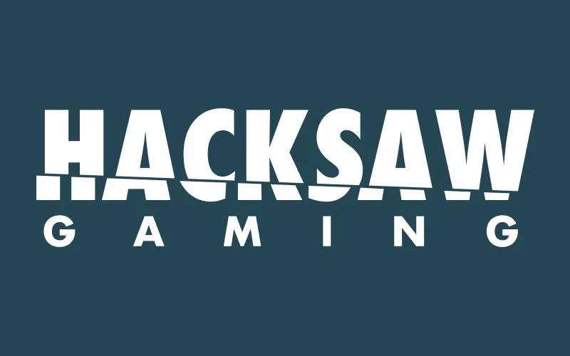 Hacksaw Gaming logo.