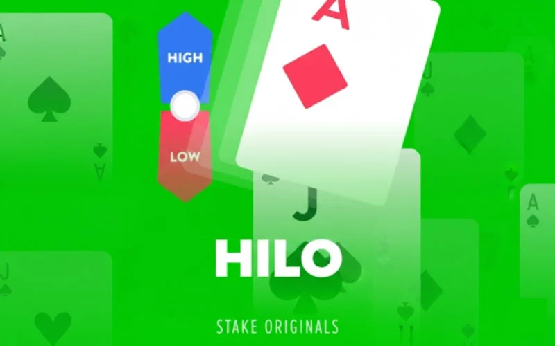 Play Hilo at Stake and guess higher or lower to win big.