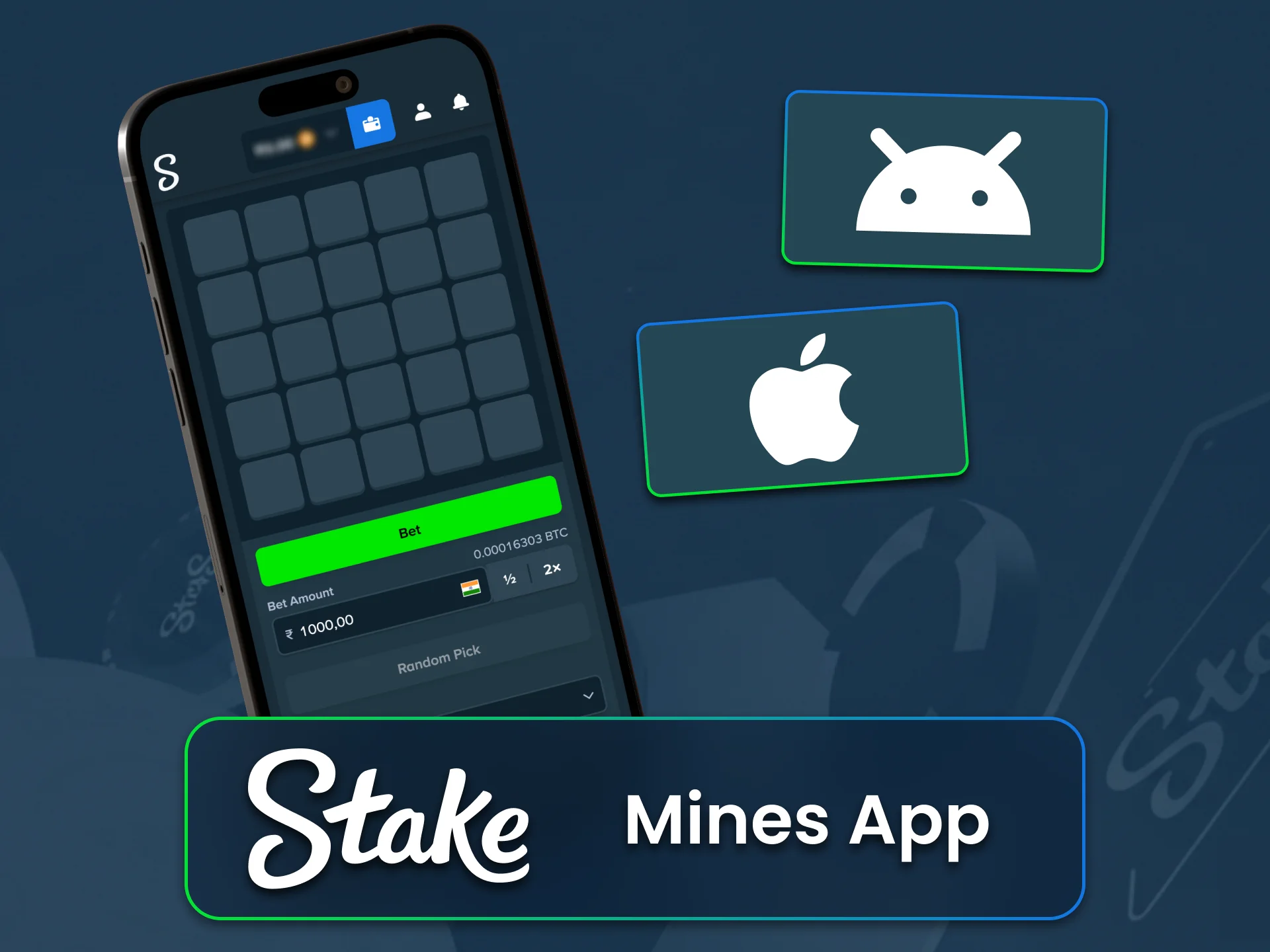 Download the official Stake Mines app for Android and iOS.