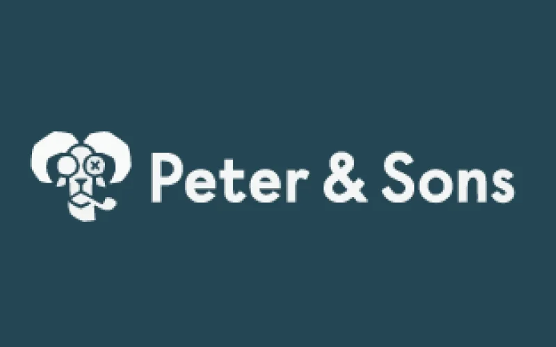 Peter and Sons logo.