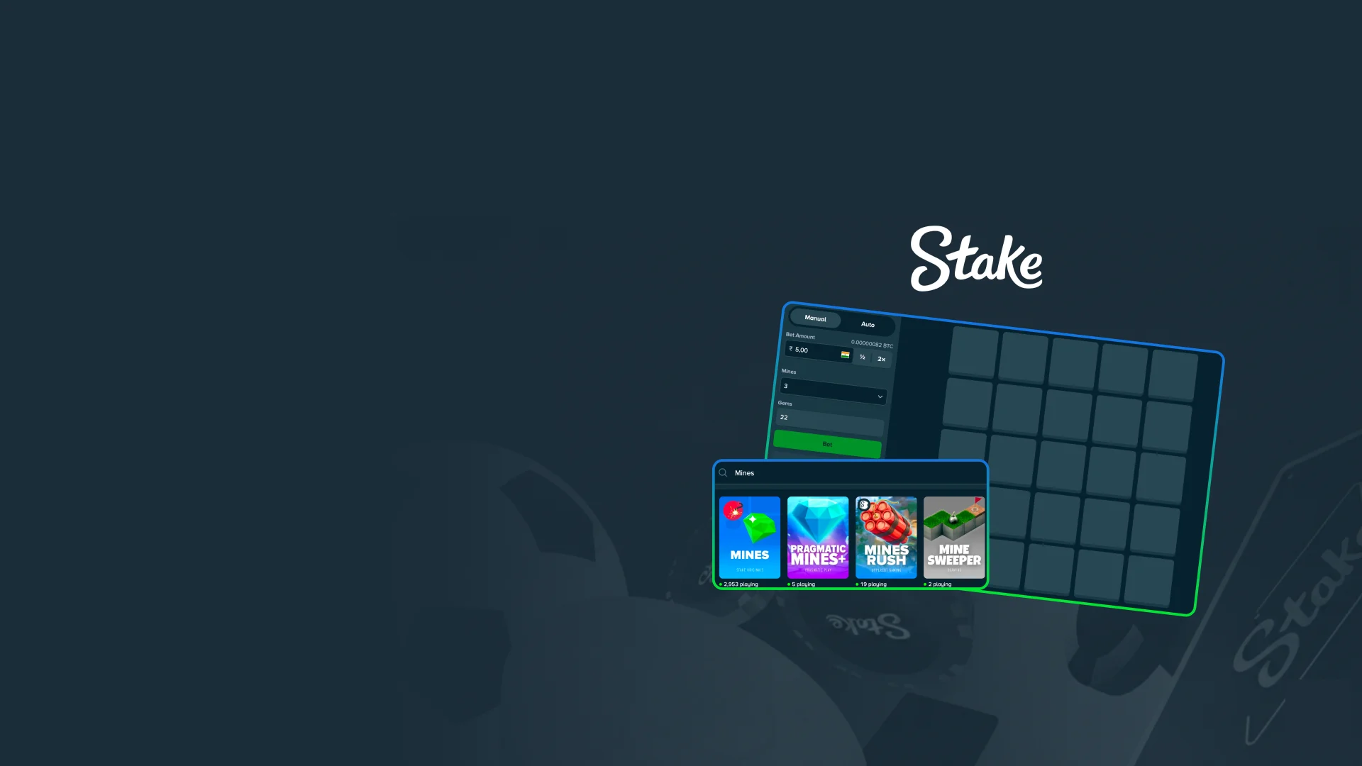 Play Stake Mines in India and win big prizes safely.