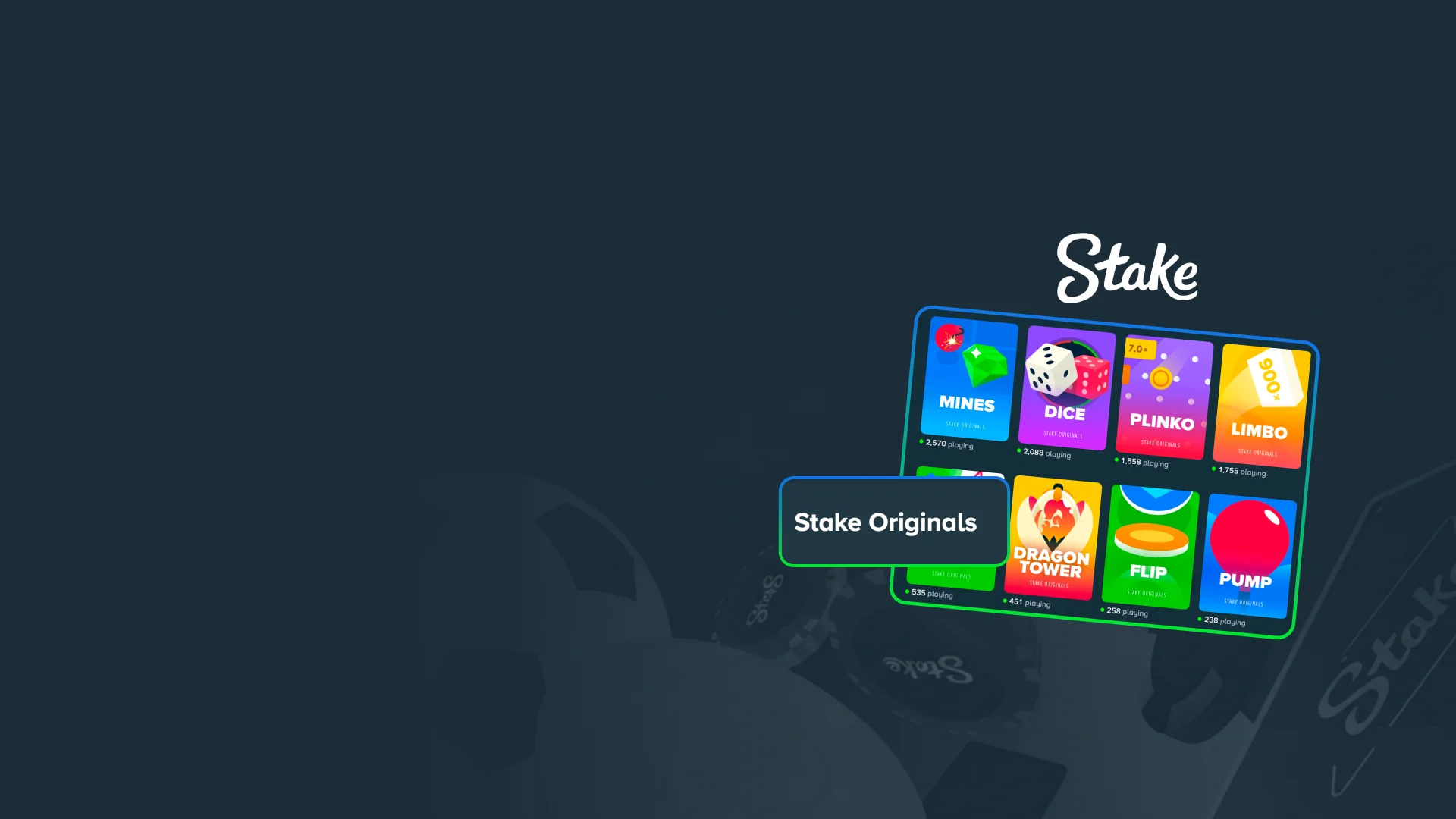 Play exclusive Stake Originals at Stake now.